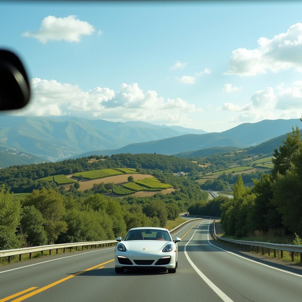 Driving on the Italian Autostrada