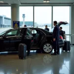 JFK Airport Pickup Scene