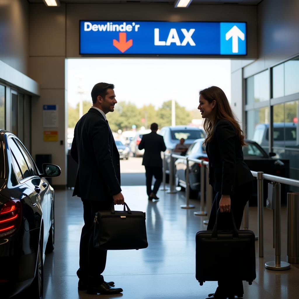 Arrival at LAX with Car Service