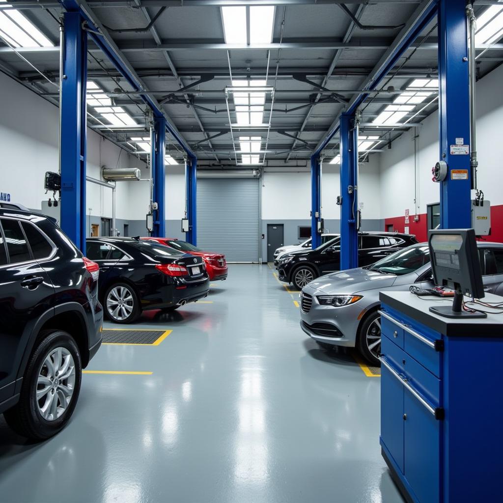 Car Service Repair Bay in Lexington