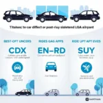 Various car service options available at LGA Airport