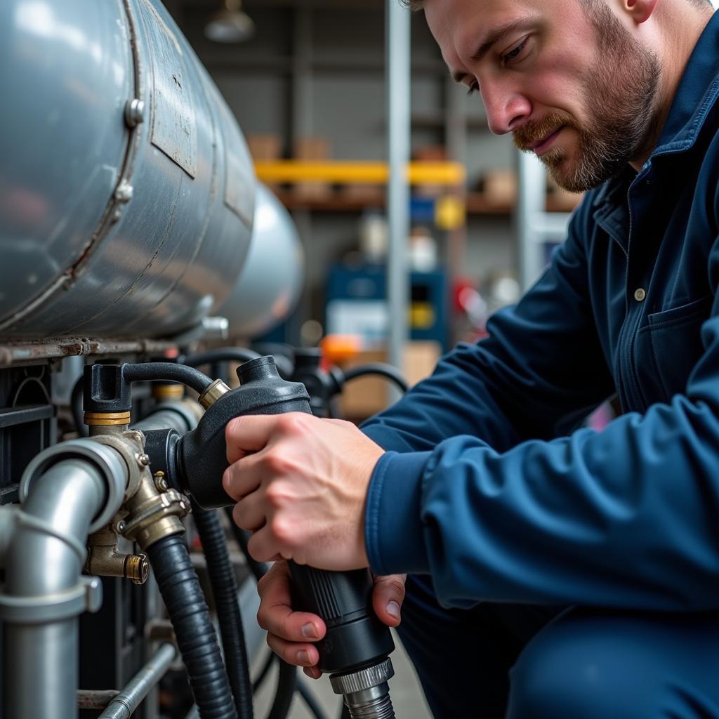 LPG System Inspection by a Qualified Mechanic