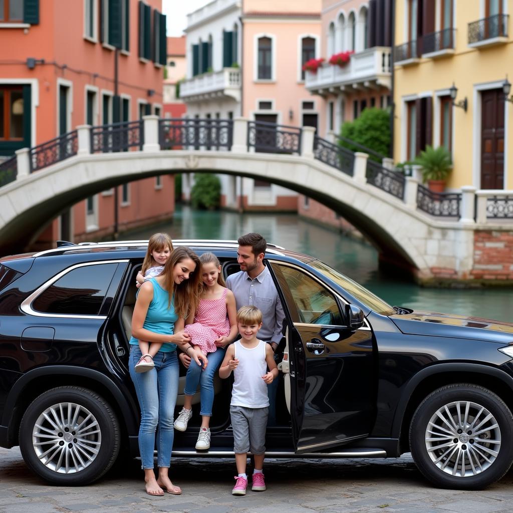 Luxury Car Service Florence to Venice Family Trip