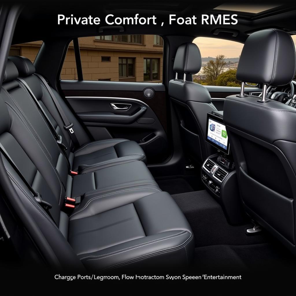 Luxury Private Car Interior Chicago