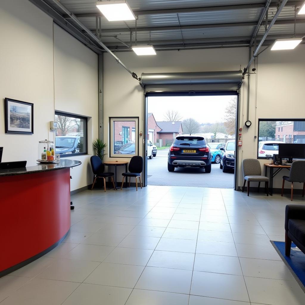 Maidstone Car Service Centre Interior