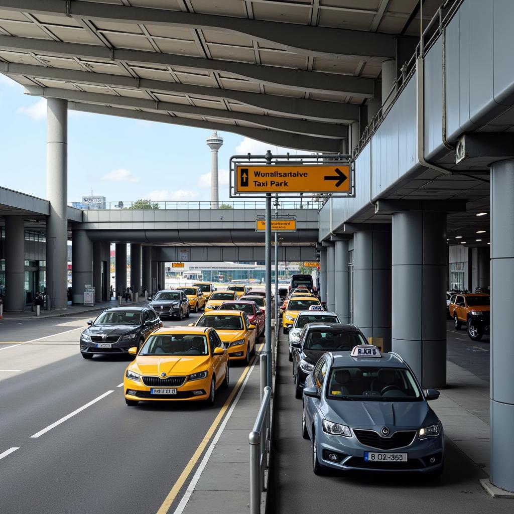 Malpensa Airport Taxi Rank