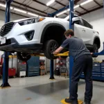 Mazda CX-5 Undergoing Service