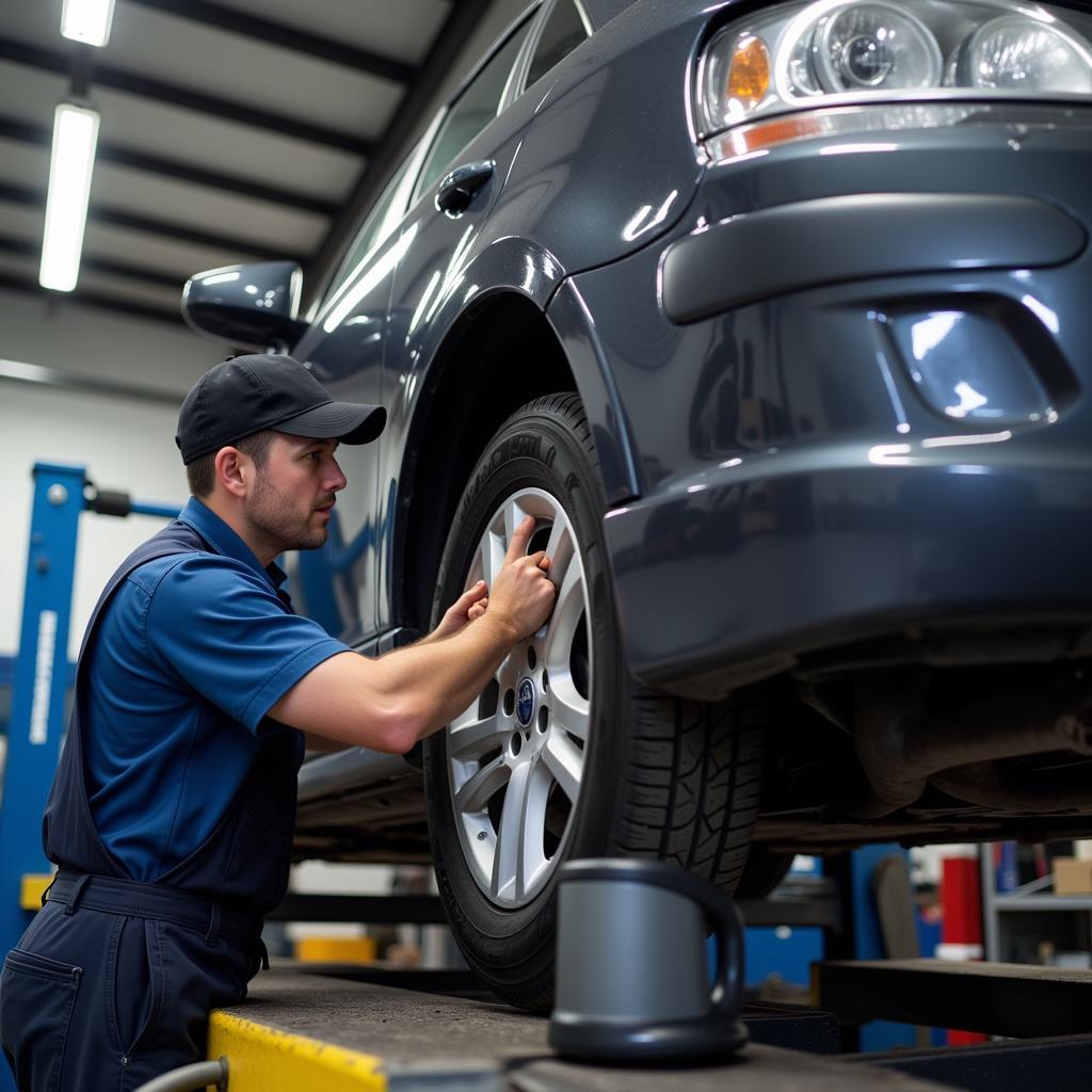 Car Maintenance in Progress