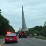 Michigan Pilot Car Escorting Oversized Load