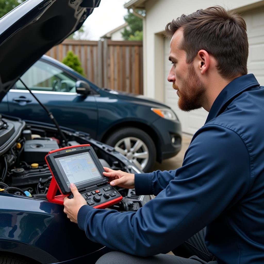 Mobile Car Scanning Service at Customer's Location