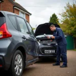 Mobile Mechanic Servicing a Car in Birmingham