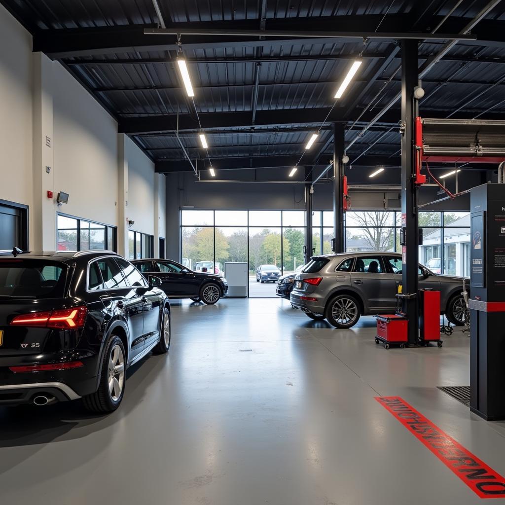 Modern Audi Service Center Milton Keynes