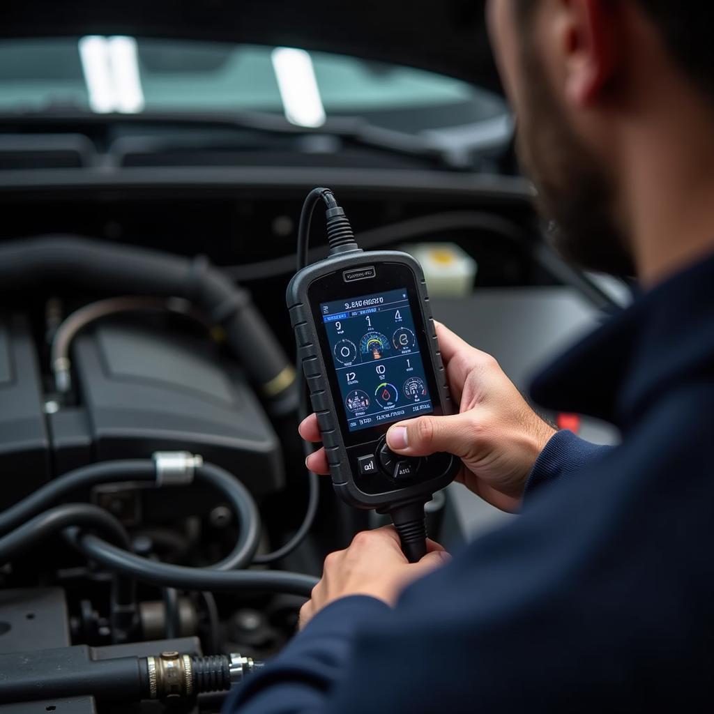 Modern Car Diagnostic Technology in Action