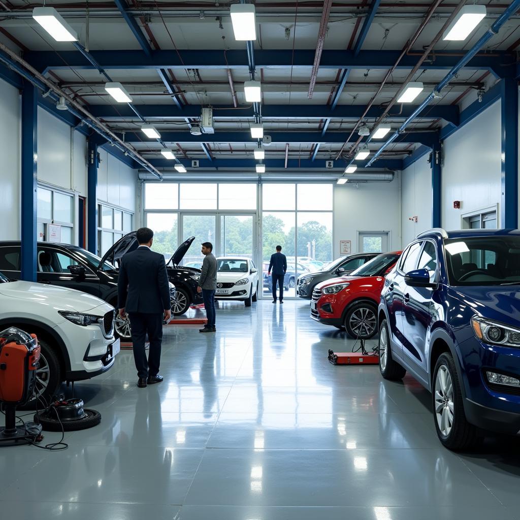 Modern Car Service Center in Sri Lanka