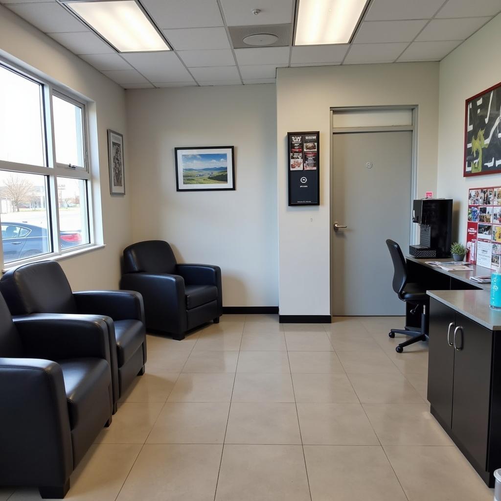 Comfortable Customer Waiting Area in Morley Car Service Centre