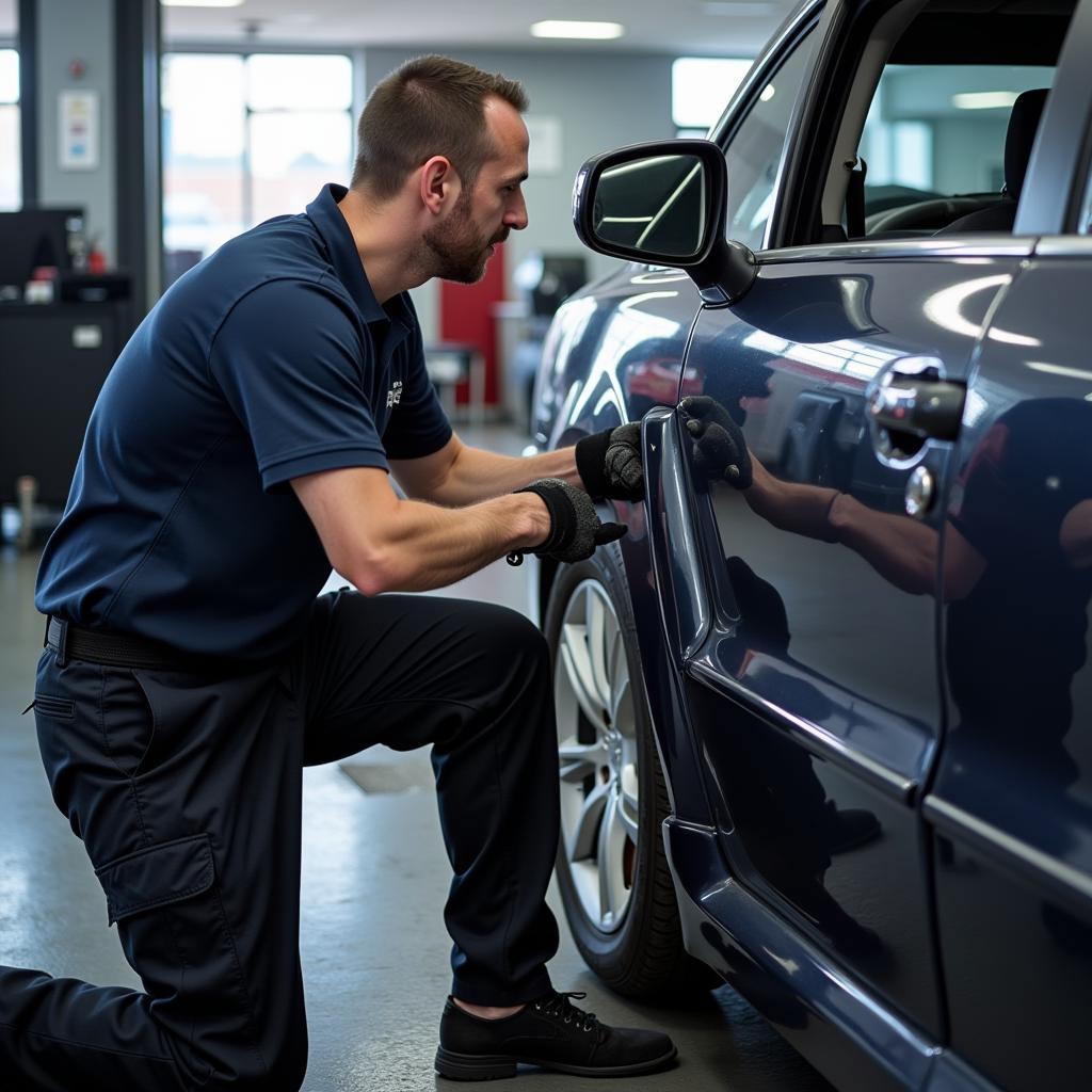 Motability Car Service at Garage