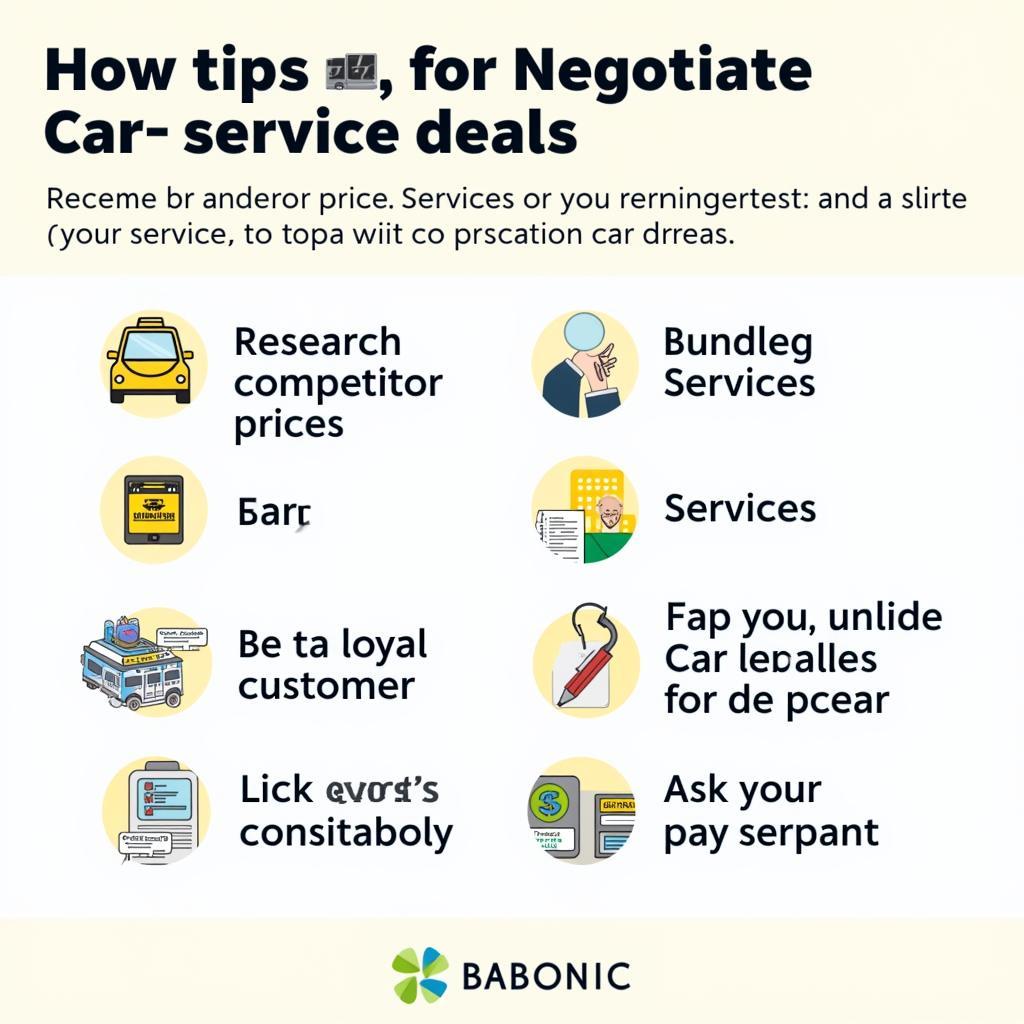 Negotiating Car Service Deals