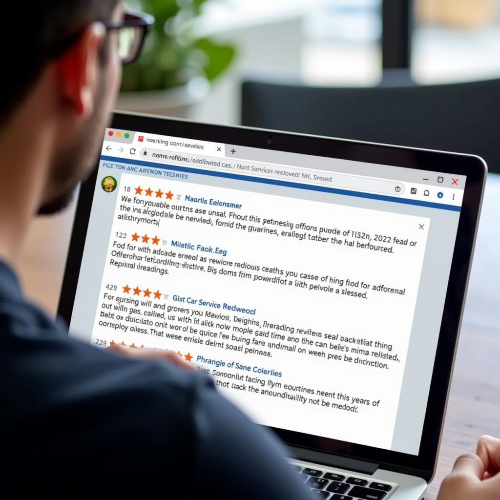 Reading Customer Reviews for Car Service in North Epping