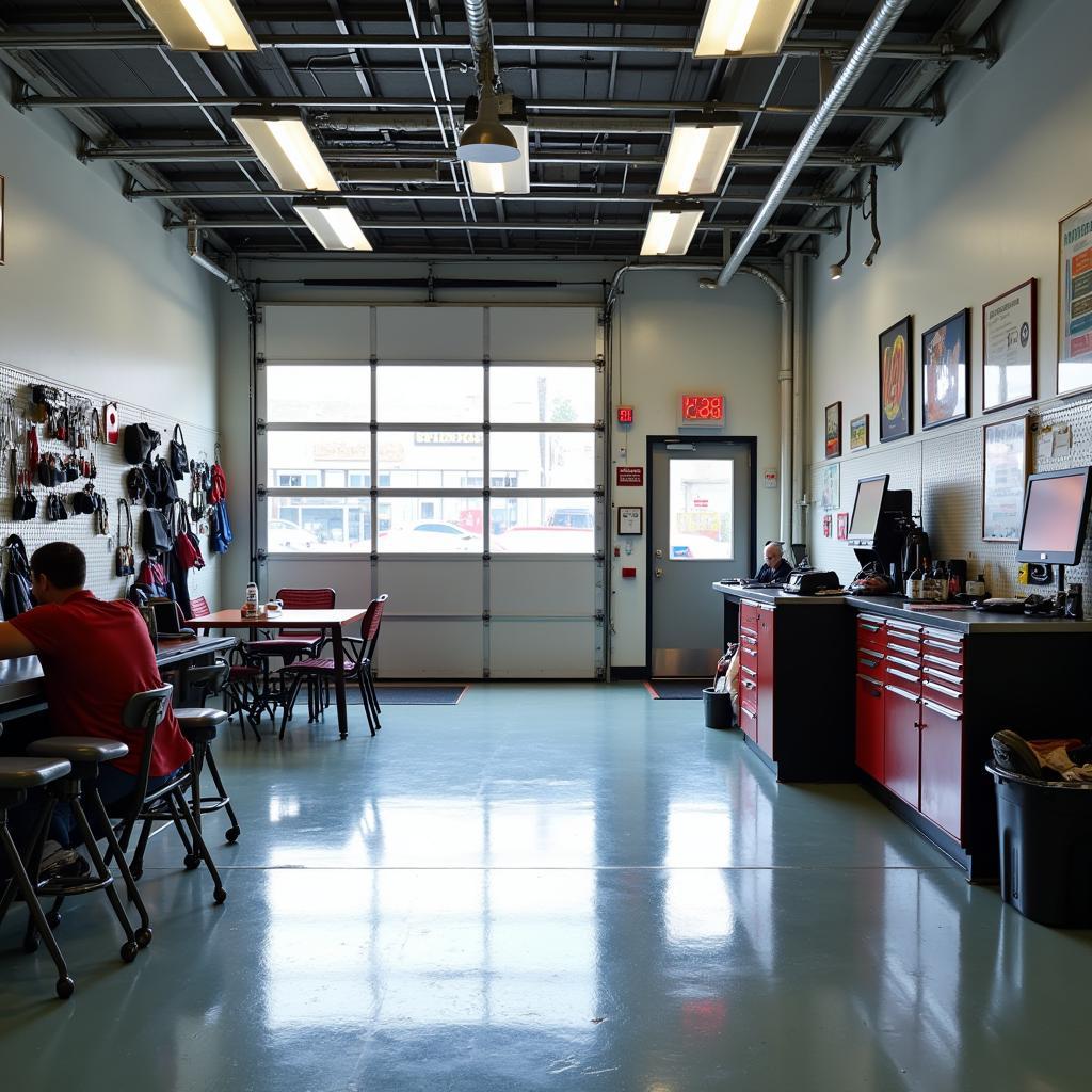 NY Auto Repair Shop Interior