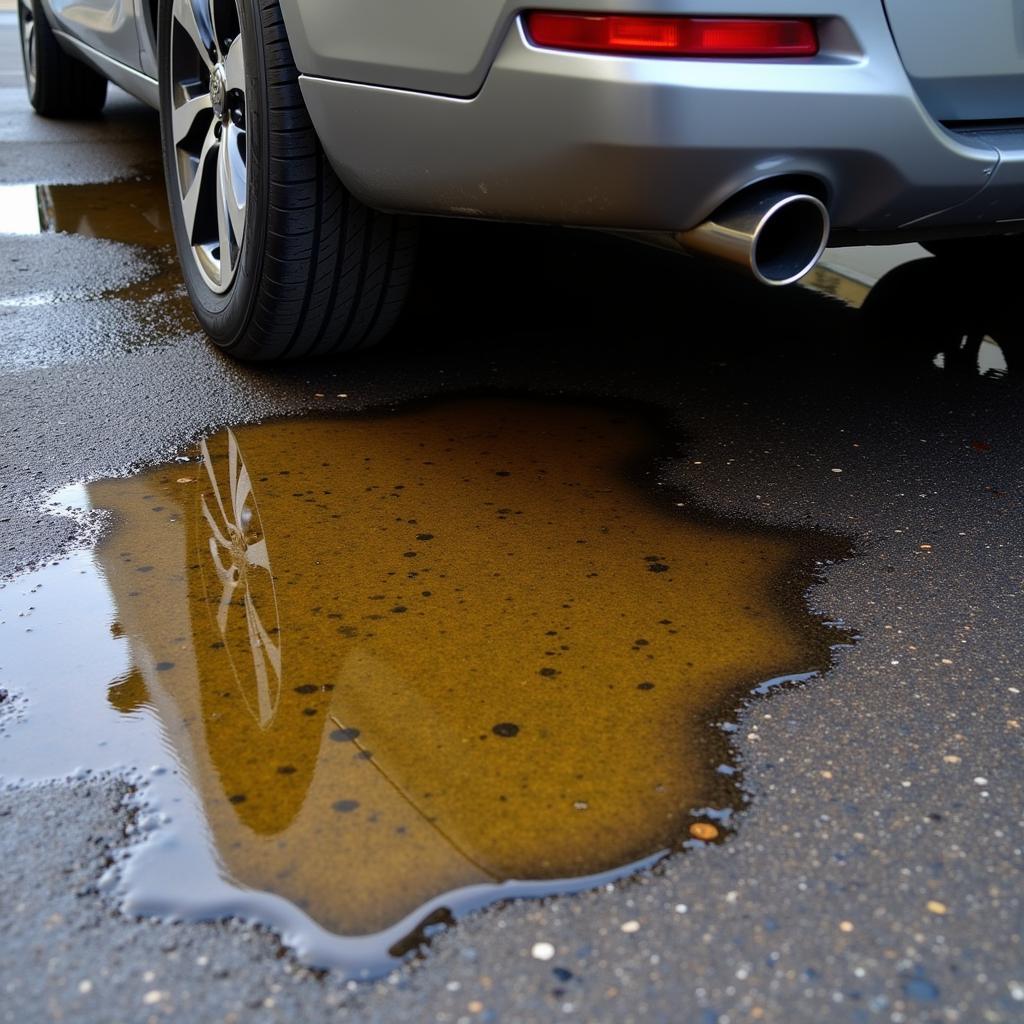 Oil Leak Under Car