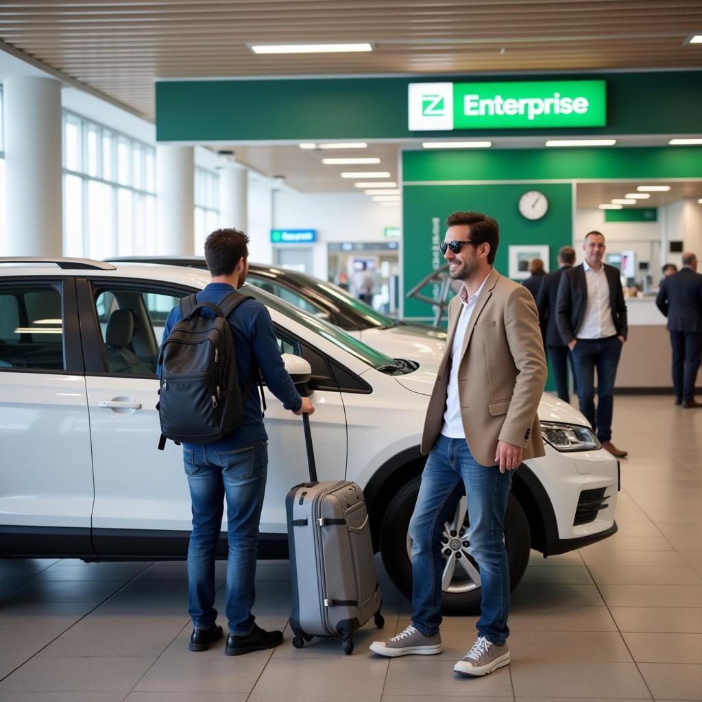 Picking Up a Rental Car at Olbia Airport