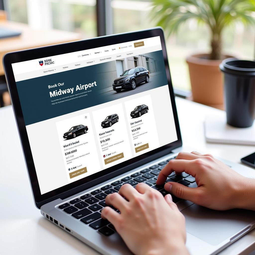 Booking a car service online for Midway Airport