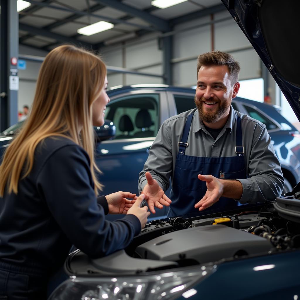 Customer Interaction at Teddington Car Service