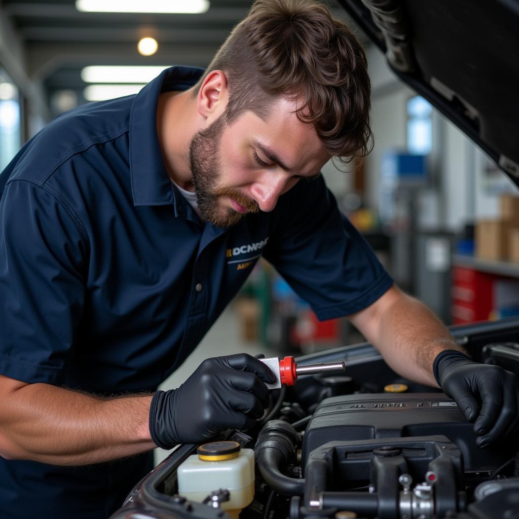 Perth Mechanic Working