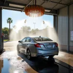 Exterior car wash in Phoenix