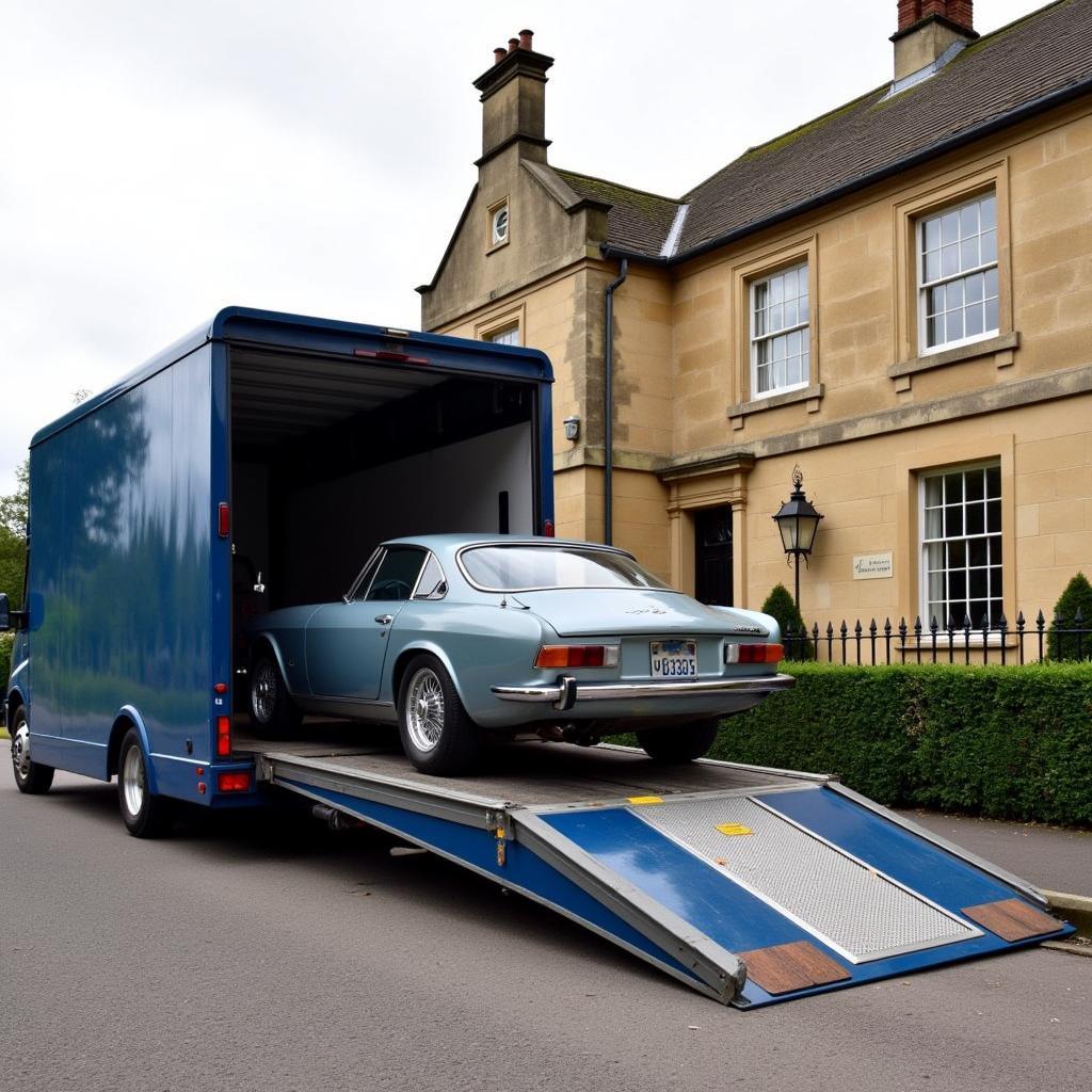 Professional car transporter in Bath