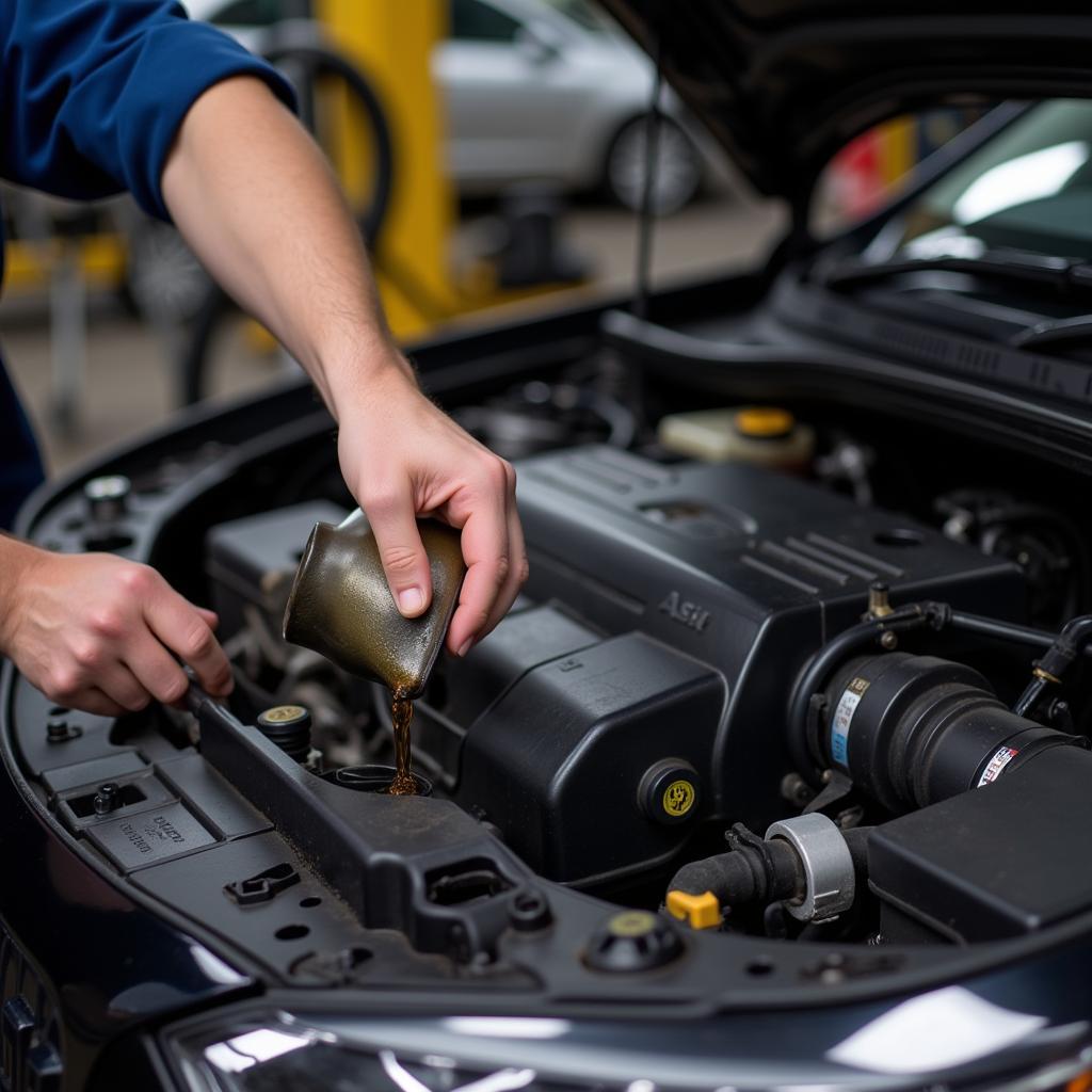 Regular Car Service Oil Change in Drummoyne