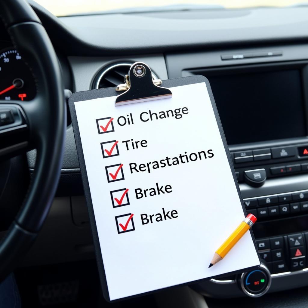 Routine Car Maintenance Checklist