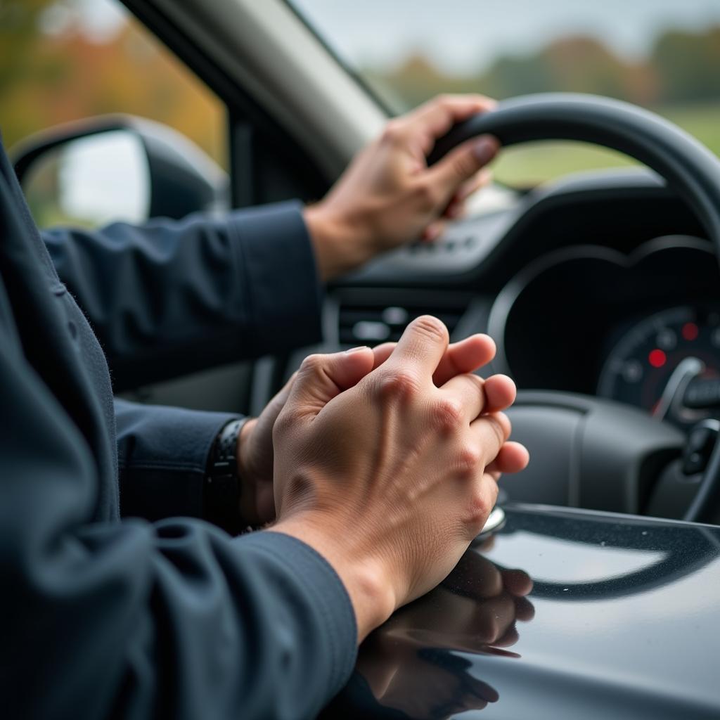 SDA Pastor Blessing a Car