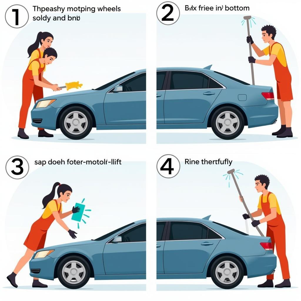 Effective Car Washing Techniques at Self-Service Stations