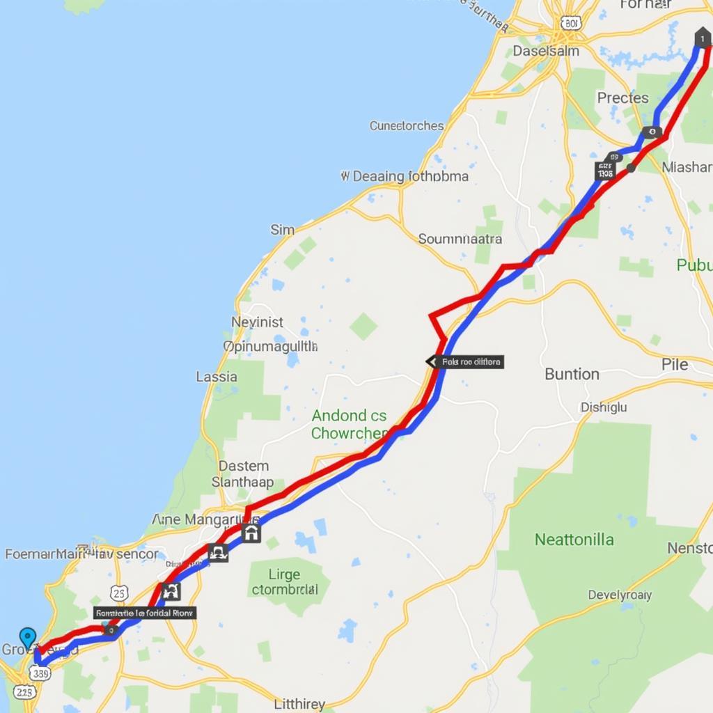 Traffic Conditions between Redruth and Exeter