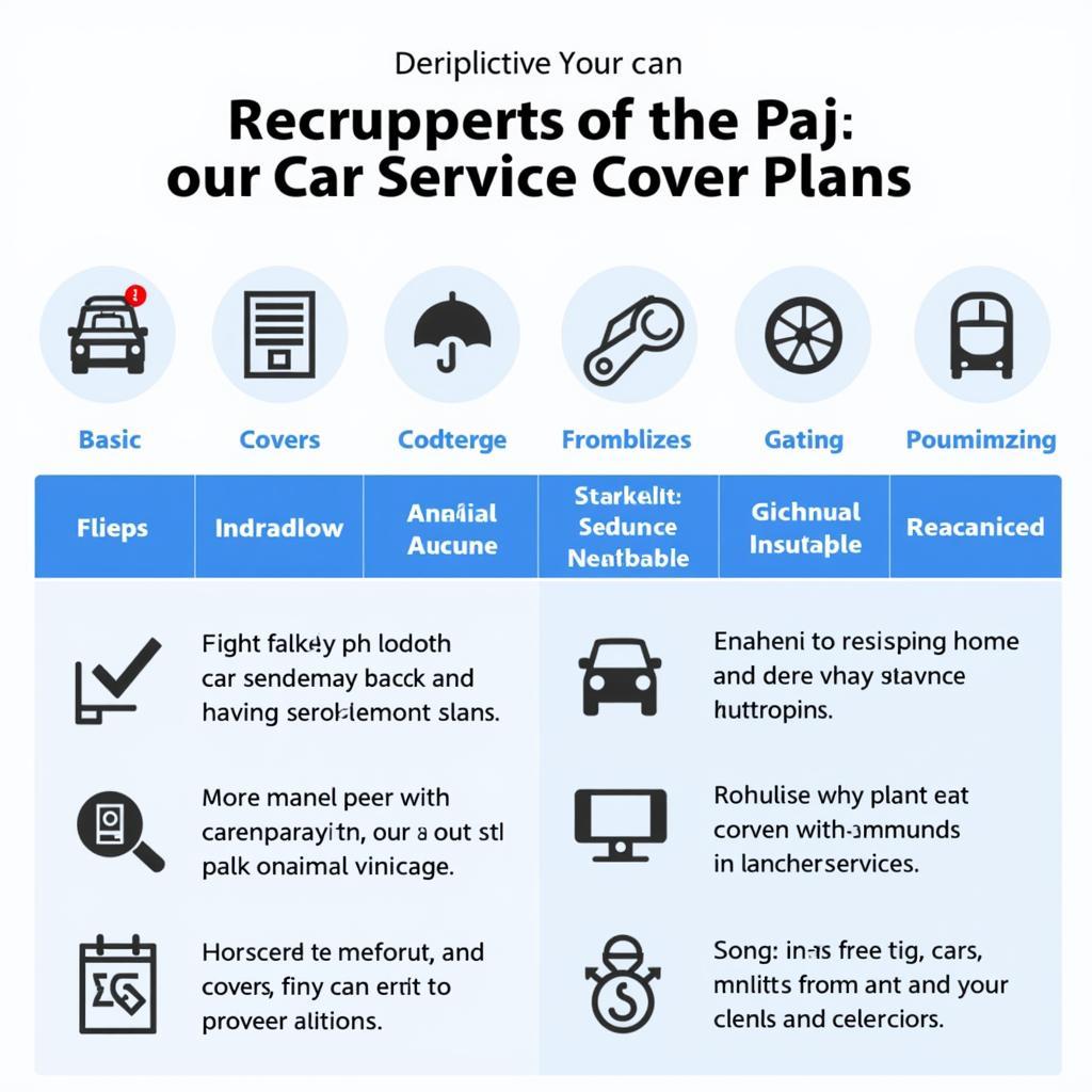 Types of Car Service Cover Plans