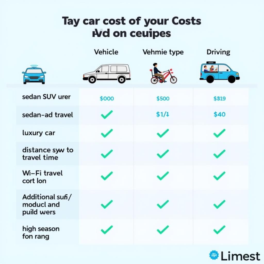 Factors Affecting Car Service Costs from Venice to Vernazza