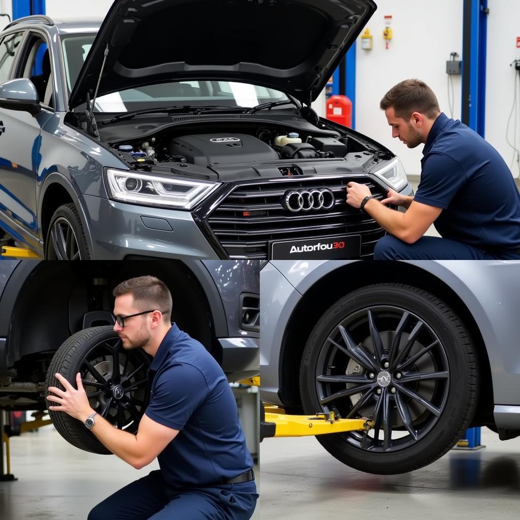 Thorough Audi Vehicle Inspection in Adelaide Service Centre