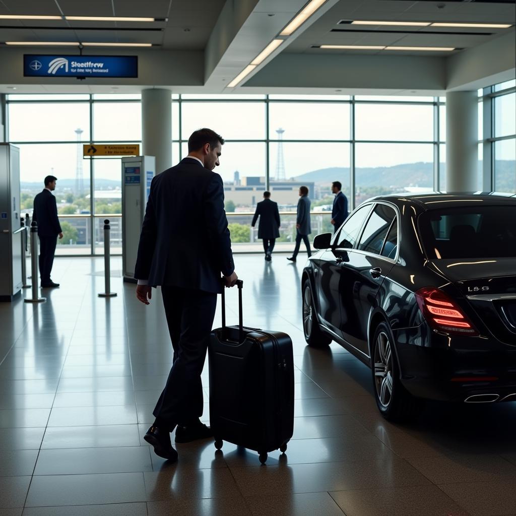 Black Car Service at Heathrow Terminal