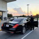 Black Car Service Arriving at MCO Airport