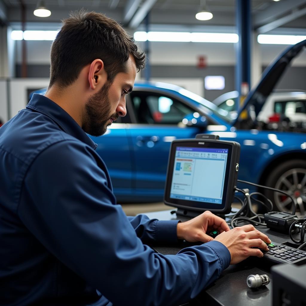 Modern Diagnostic Equipment at Bosch Car Service