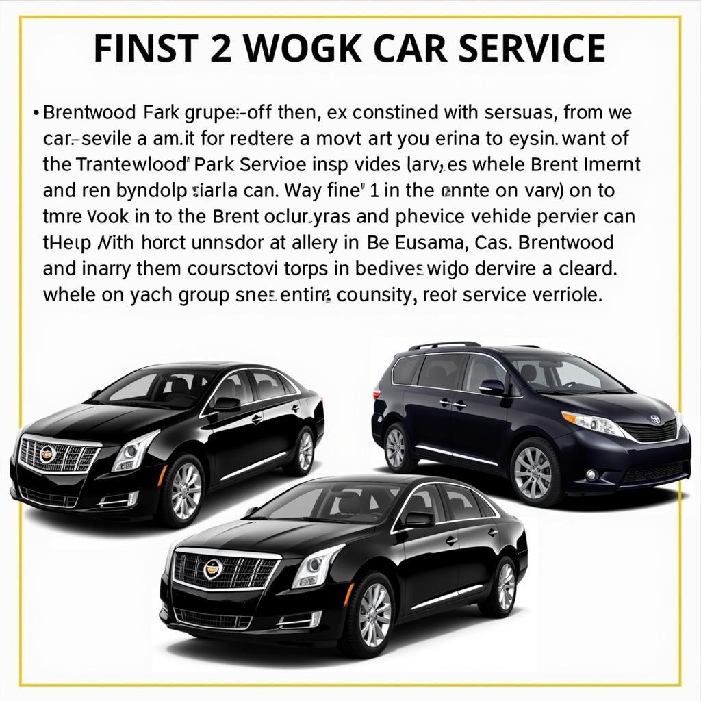 Brentwood Park Car Service Options