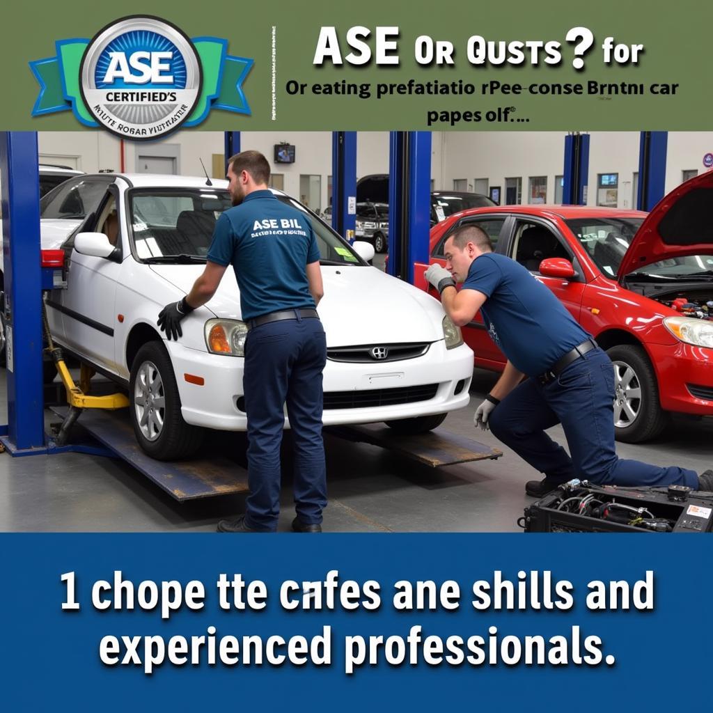 ASE Certified Technicians at Brothers Car Service