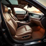 Luxurious Interior of a Caprice Car Service in Woodside