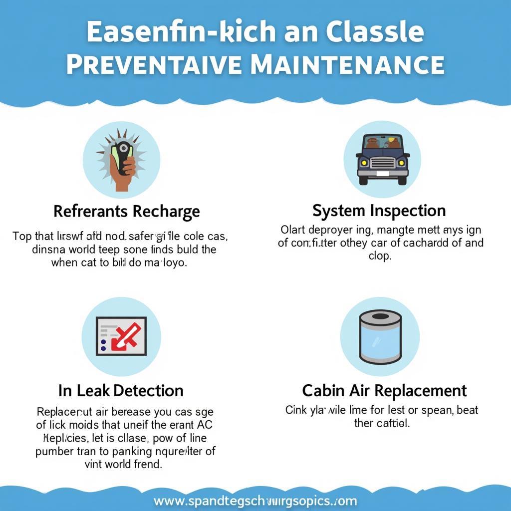 Car AC Preventative Maintenance Checklist