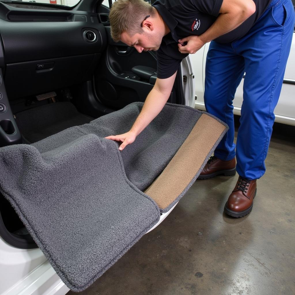 Car Carpet Replacement Process