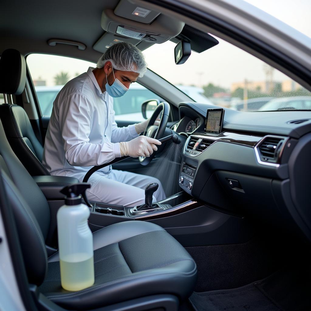 Car Disinfection Service Technician in Dubai