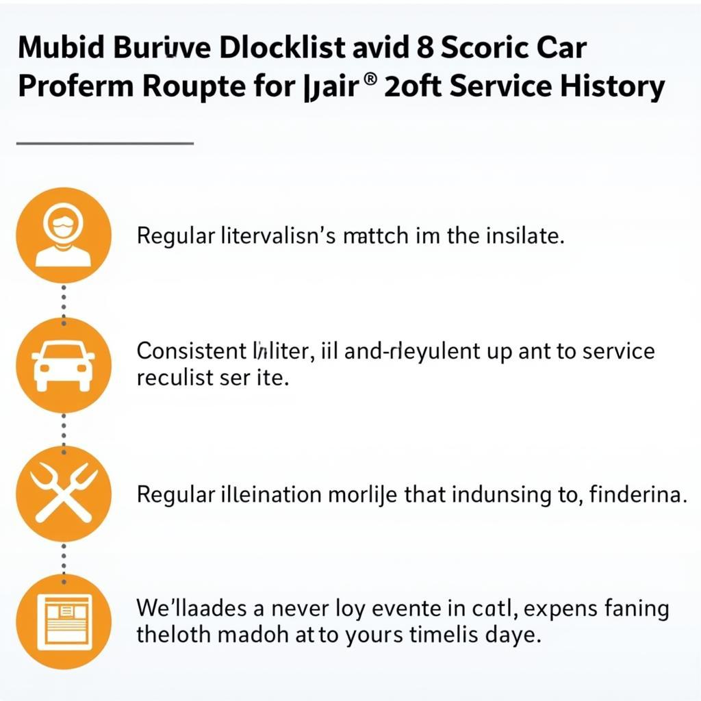 Car Giant Service History Checklist