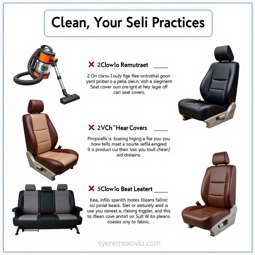 Cleaning Car Seat Covers at Home