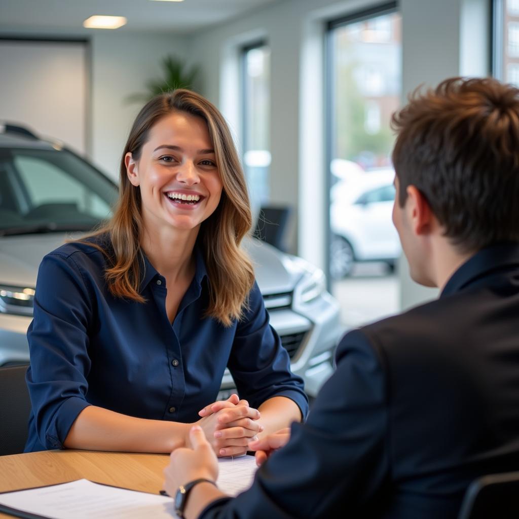 Car Service Advisor Job Interview in London